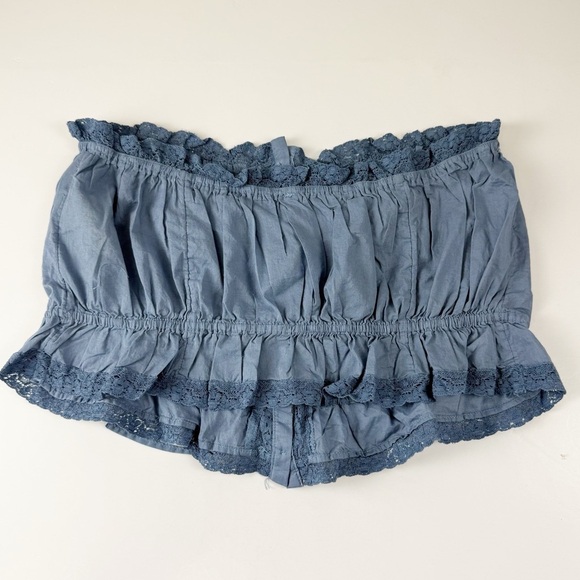 NEW Free People Wistful Daydream Tube Top Womens Small Blue NWOT - Picture 3 of 9